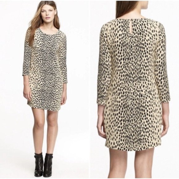 J. Crew WildCat Jules Savannah Sheath Dress size 0 - Picture 2 of 12